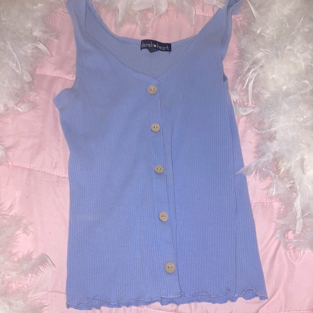 Vintage blue tank top